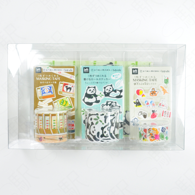 Bande Washi Roll Sticker Set x Furukawashiko Complete Set with Postcard [LOFT Limited]